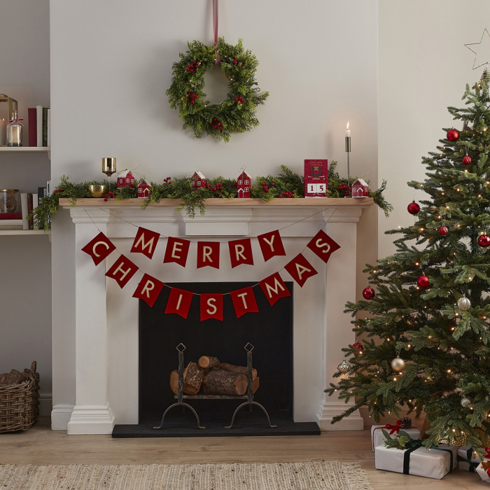 Banner Merry Christmas din catifea, 4 metri [2]