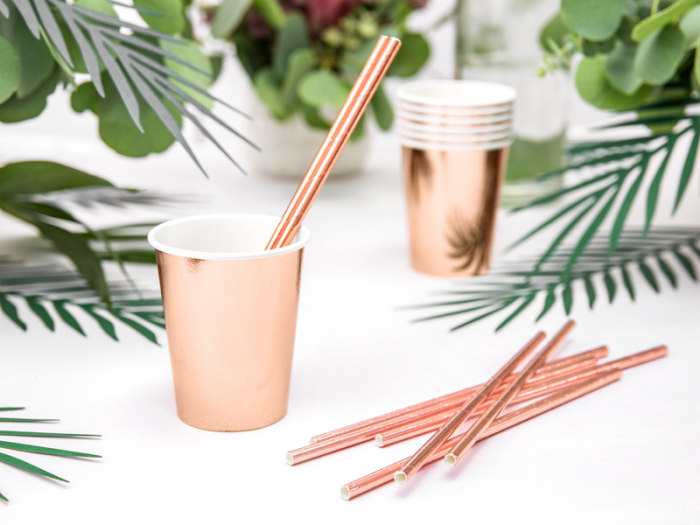 Set 6 Pahare Rose Gold, 220 ml [2]
