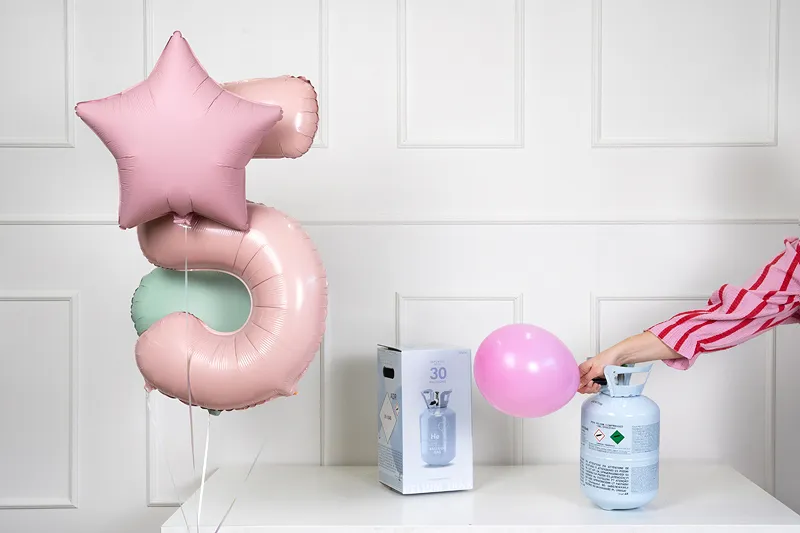 Butelie Heliu 30 Baloane, Bleu [2]