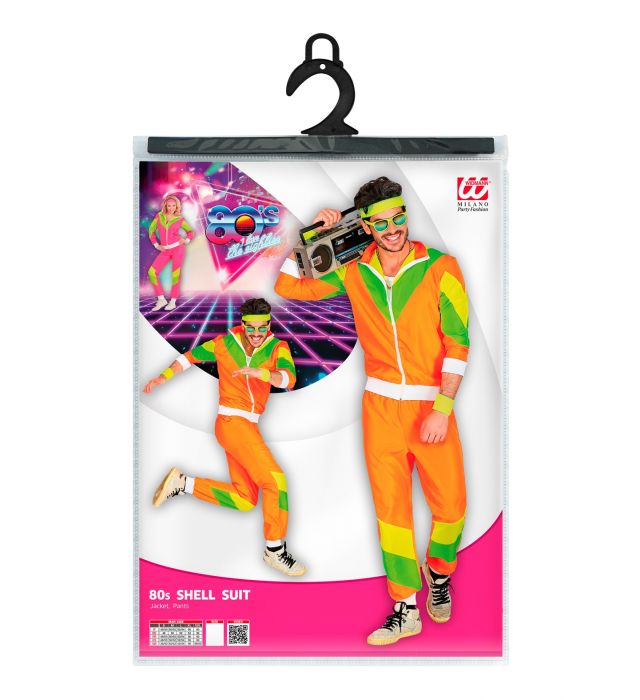 Costum Anii 80 Portocaliu [5]