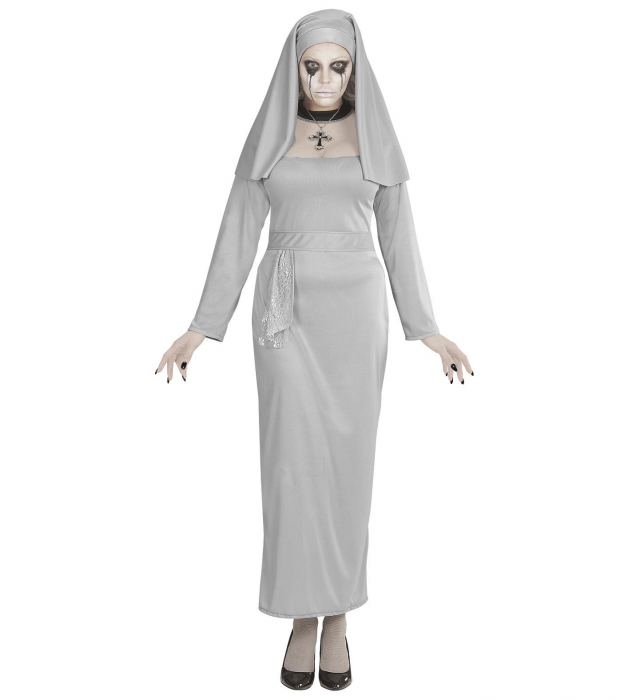Costum Calugarita Horror Gri [3]