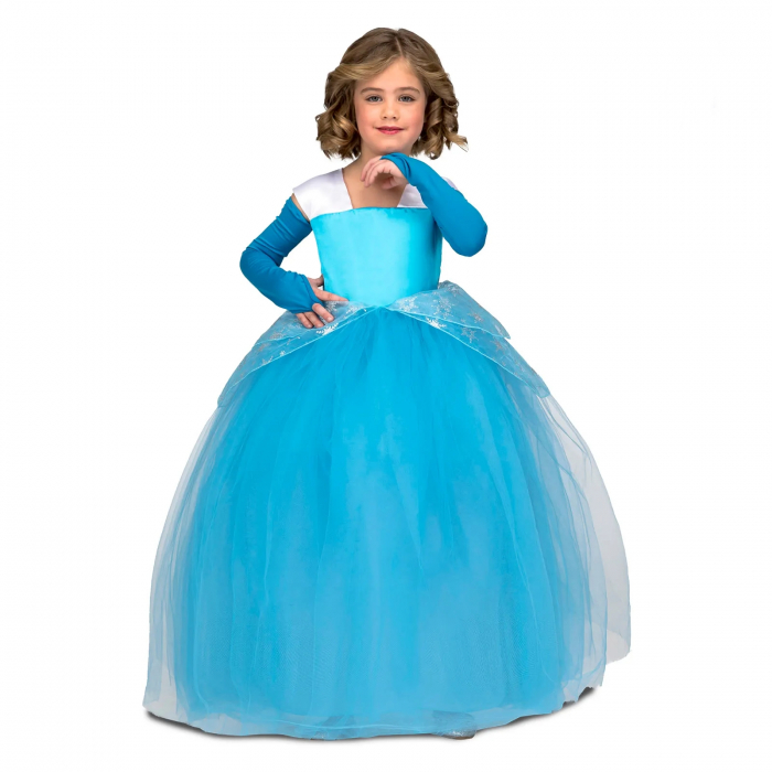 Rochie Printesa Albastra, 5-6 ani, 104-116 cm [2]