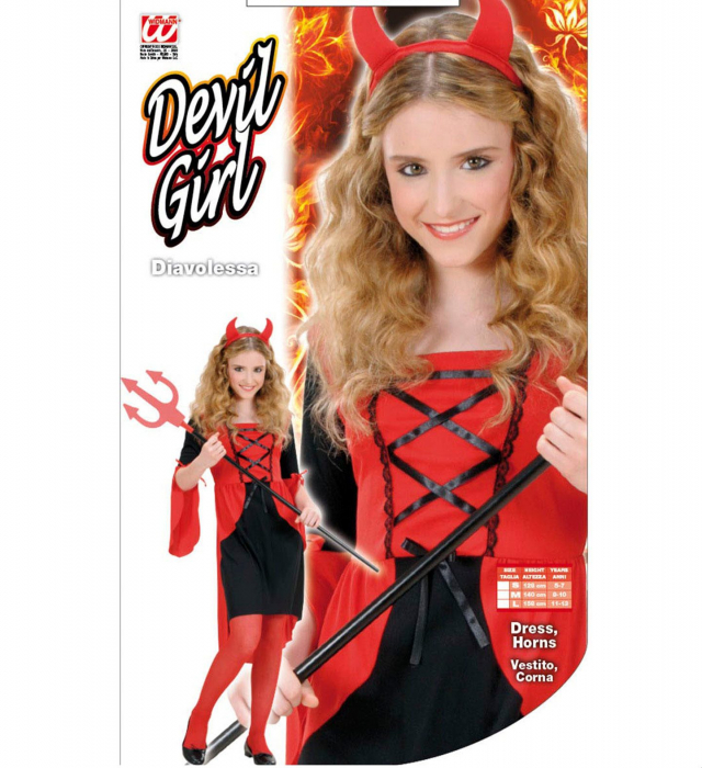 Costum Diavolita Fetita Halloween [2]