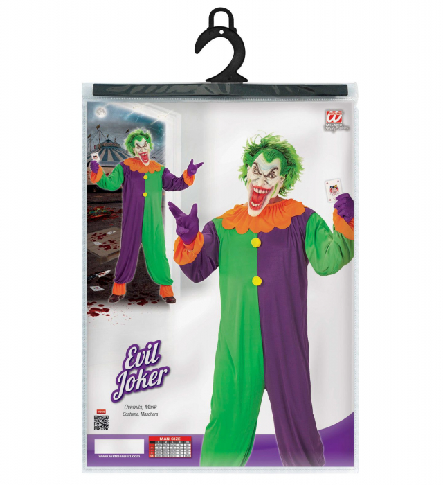 Costum Joker Clown Diabolic Adult [3]