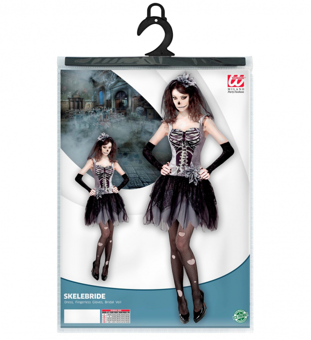 Costum Mireasa Schelet Horror [2]