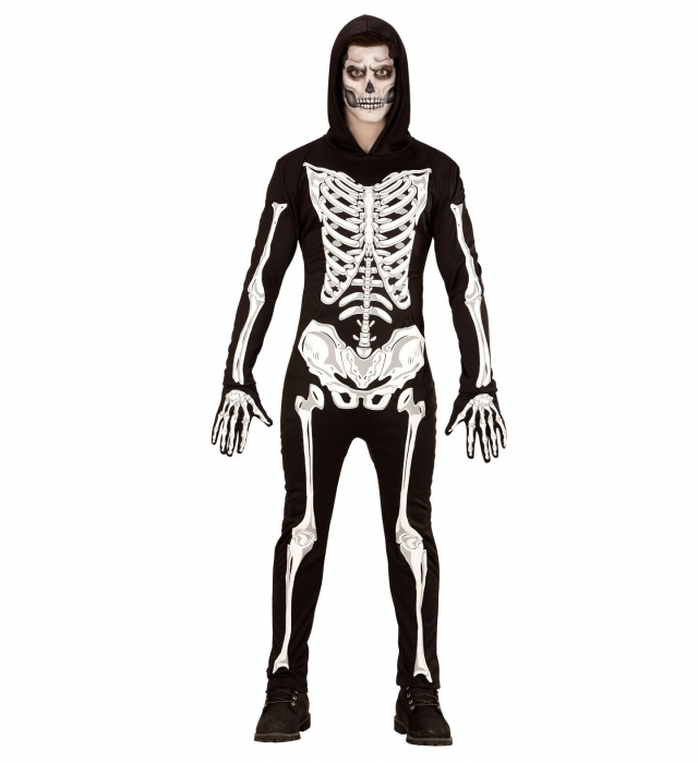Costum Schelet Negru Infricosator [2]