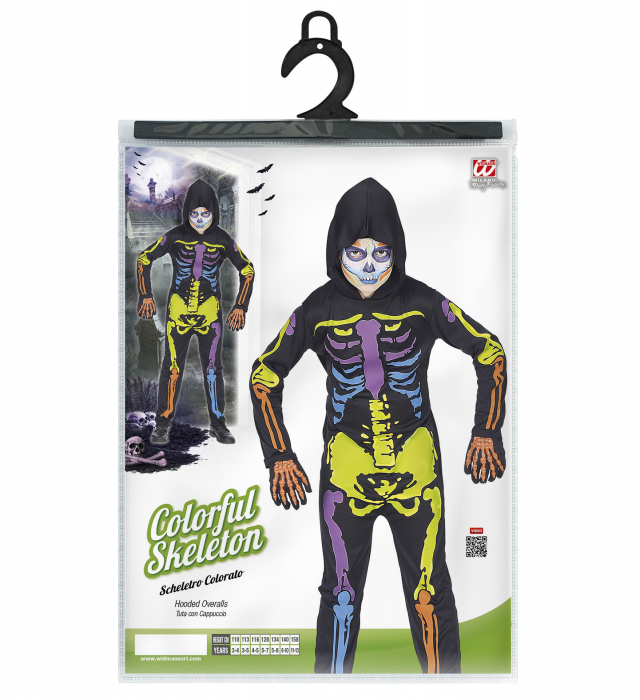 Costum Schelet Salopeta Colorat [3]