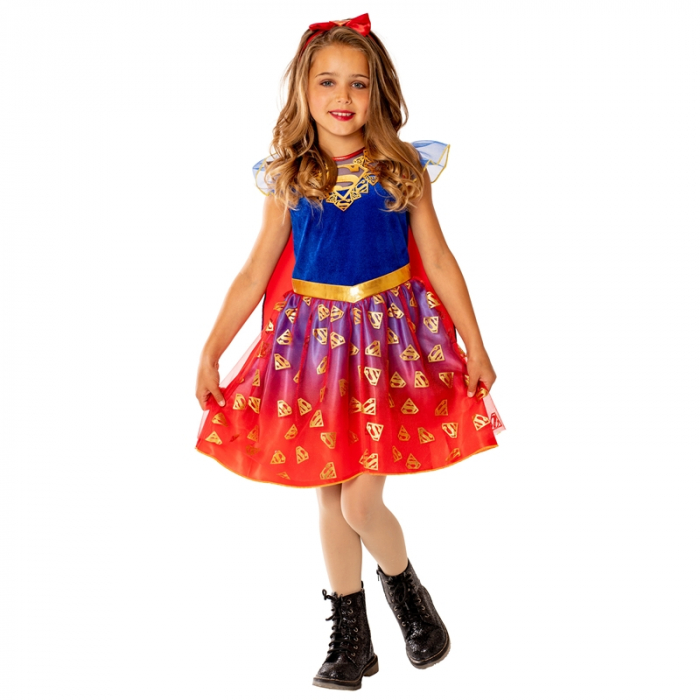 Costum Supergirl Deluxe, 7-8 ani [3]