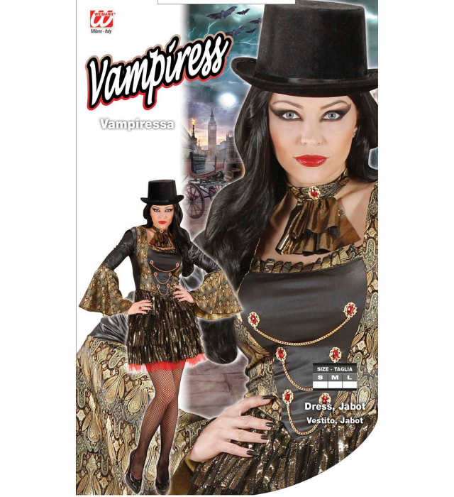Costum Vampirita Gotica Sexy [2]