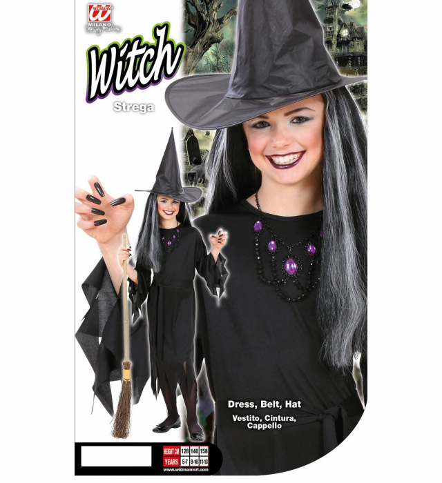 Costum Vrajitoare Copii Halloween [2]