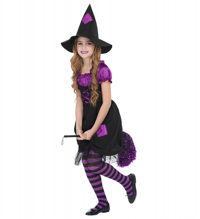 Costum Vrajitoare Mov Copii [3]