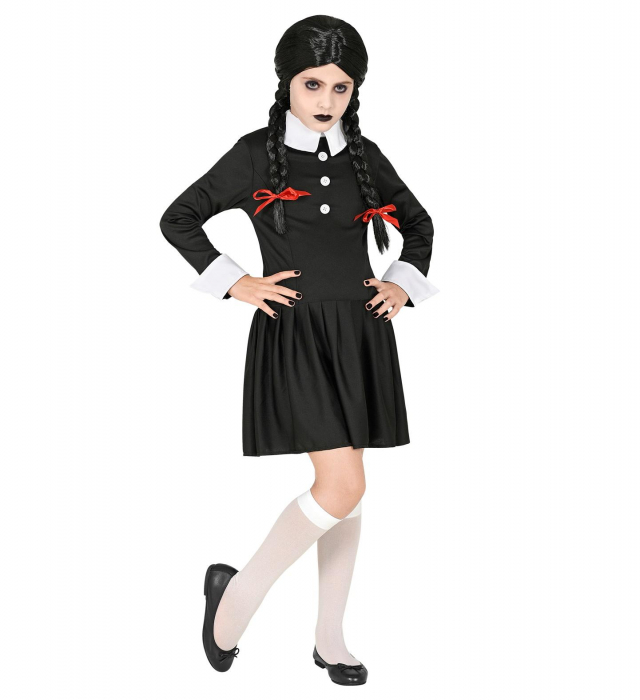 Costum Wednesday Addams Copii [2]