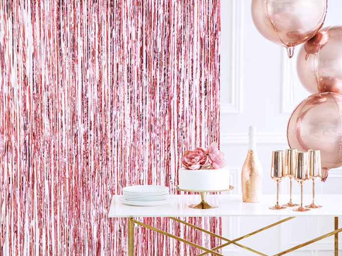 Perdea Decorativa, Rose Gold - 90x250 cm [2]