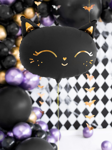 Balon Folie Pisica, Negru - 48x36 cm [4]