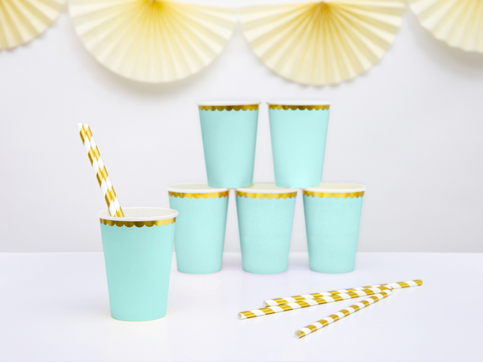 Set 6 Pahare Verde Menta, 220 ml [2]