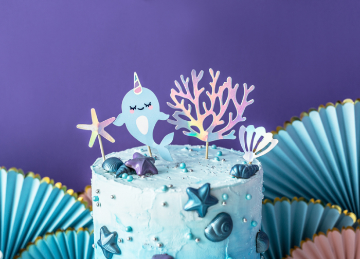 Set Decoratiuni Prajitura Narwhal [2]