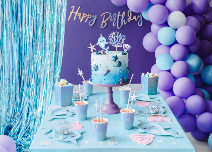 Set Decoratiuni Prajitura Narwhal [3]