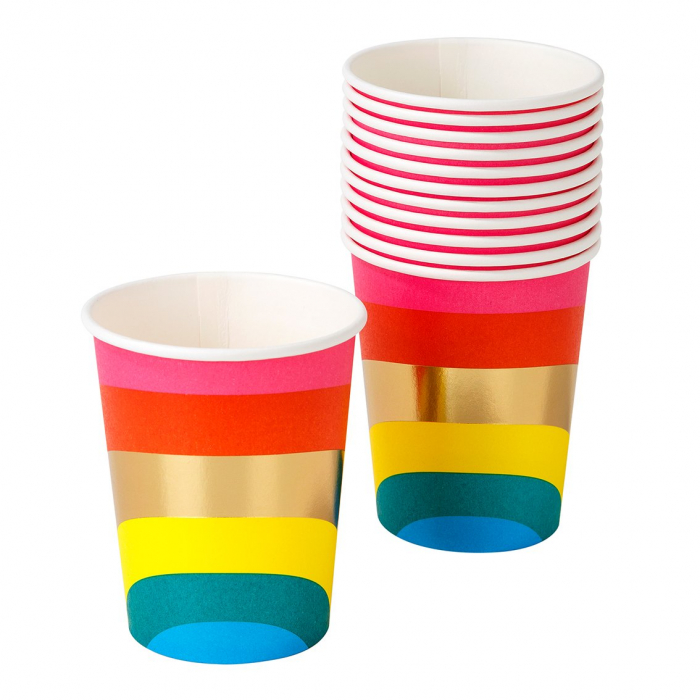 Set 8 Pahare Curcubeu, 250 ml [2]