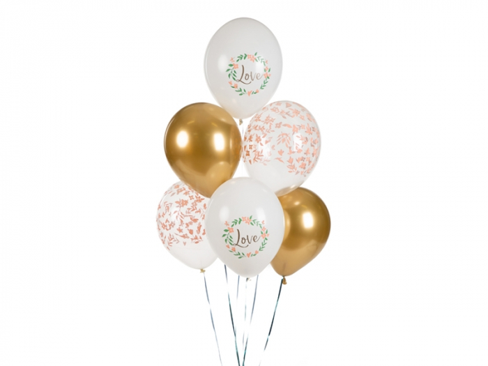 Set 6 Baloane Love, mix - 30 cm [2]
