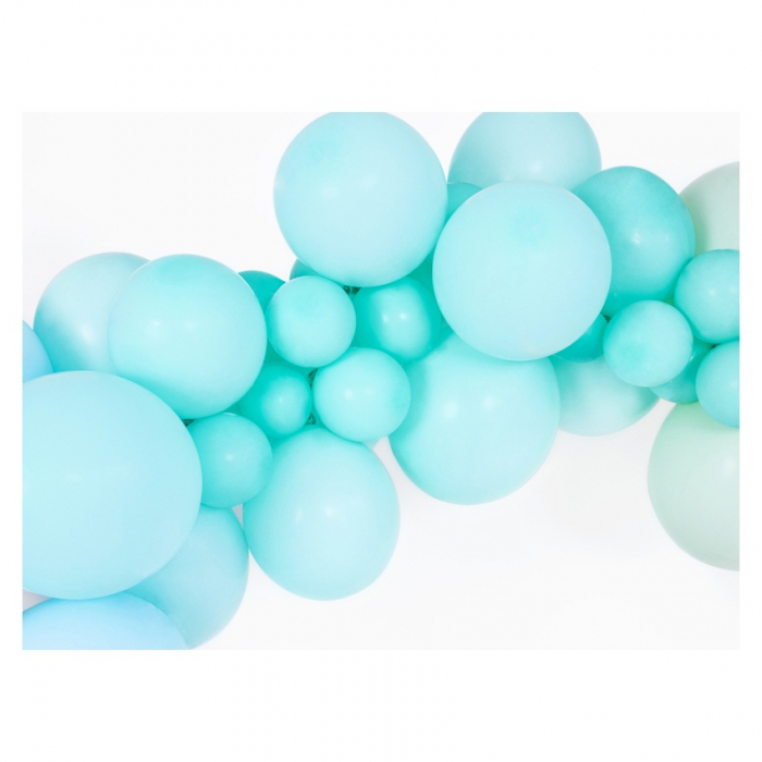Set 10 Baloane Albastru Pastel - 27 cm [2]