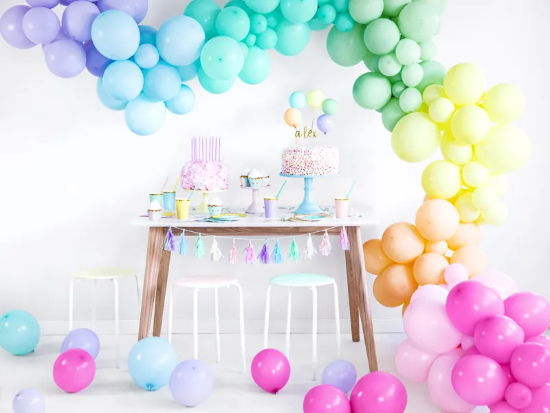 Set 10 Baloane Galben Deschis Pastel - 30 cm [3]