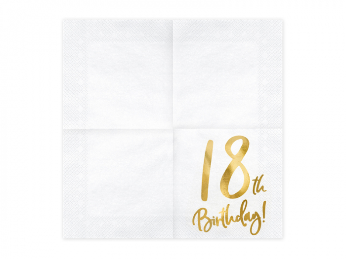 Set 20 Servetele Aniversare 18th Birthday [2]
