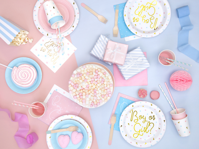 Set 20 Servetele Boy or Girl Gender Reveal [4]