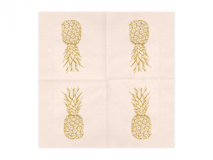 Set 20 Servetele Roz Ananas [2]