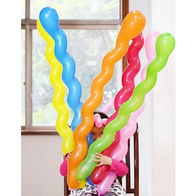 Set 30 Baloane Latex Multicolor Spirala - 100 cm [2]