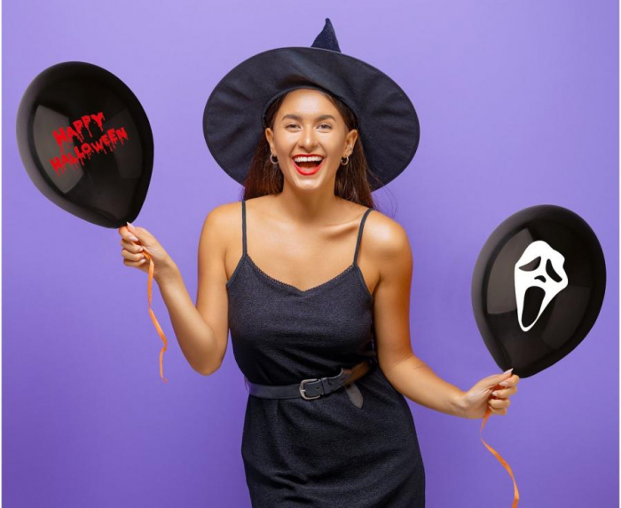 Set 5 Baloane Happy Halloween Scream, 30 cm [3]