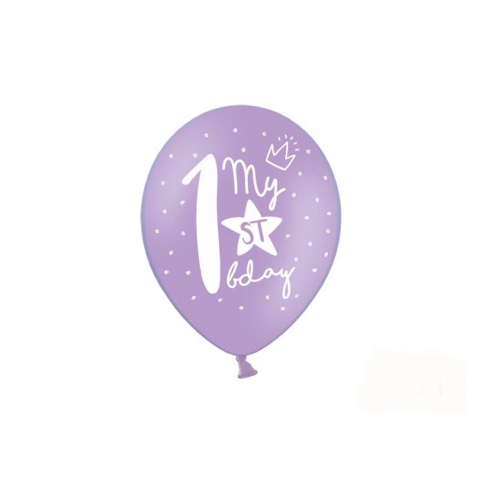 Set 6 Baloane Aniversare 1 an - 30 cm [2]