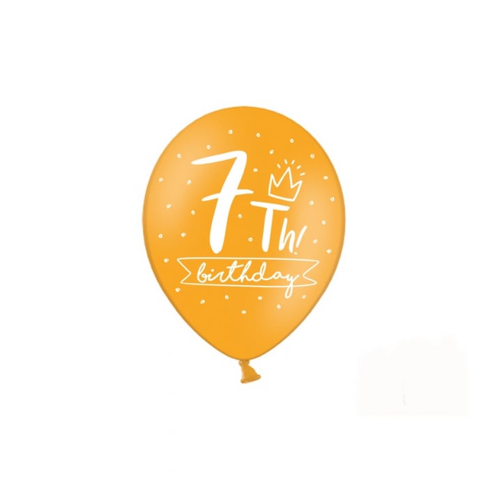 Set 6 Baloane Aniversare 7 ani - 30 cm [6]