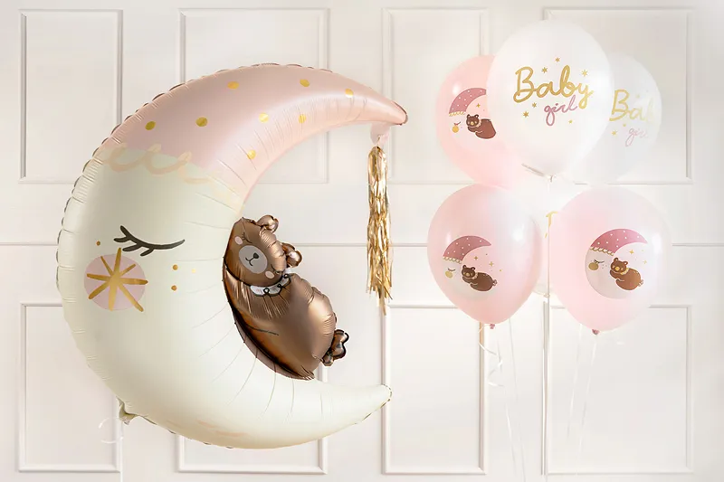 Set 6 Baloane Baby Girl, Mix, 30 cm [2]