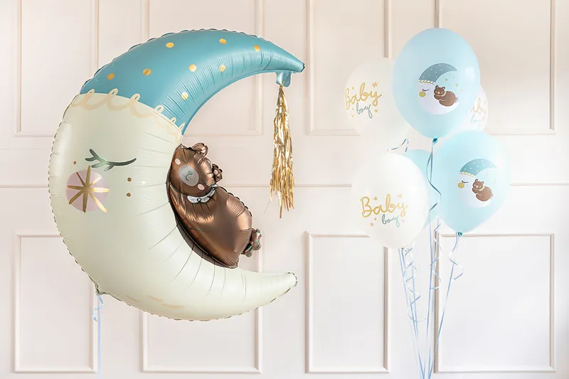 Set 6 Baloane Baby Boy, Mix, 30 cm [2]
