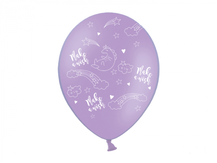 Set 6 Baloane Unicorn, Mix - 30 cm [3]