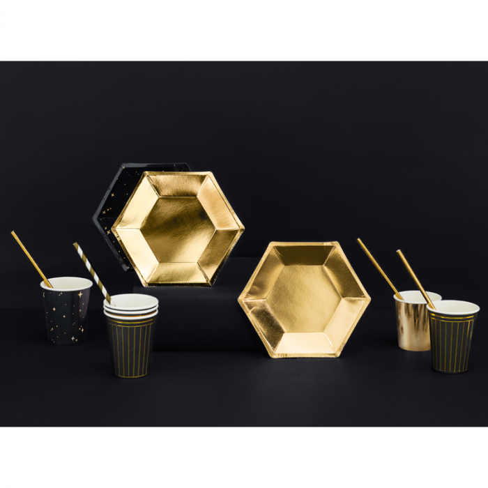 Set 6 Farfurii Aurii, 20 cm [5]