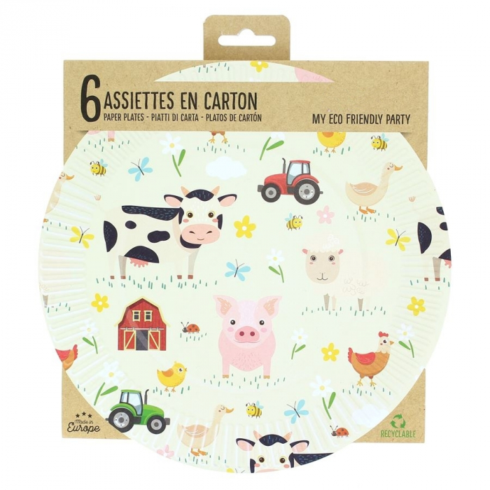 Set 6 Farfurii Ferma Animalelor, 23 cm [3]