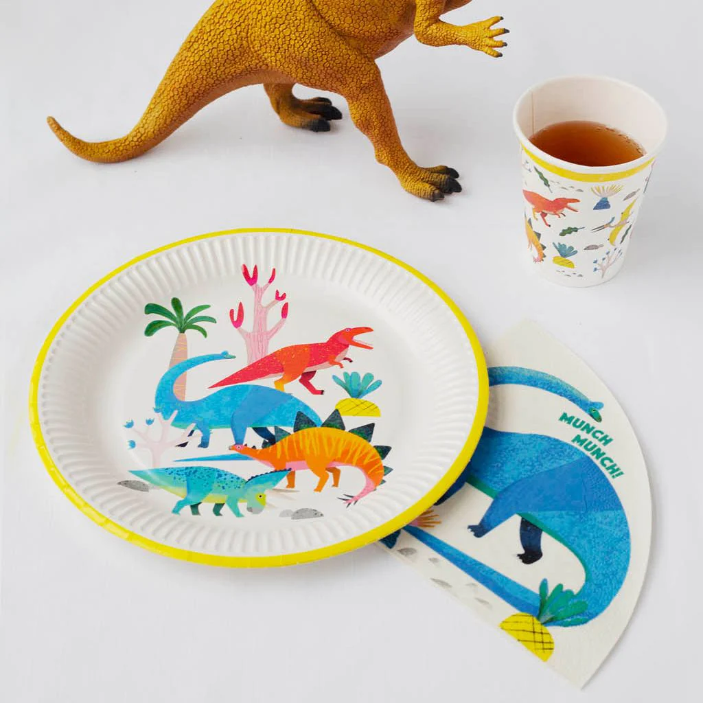 Set 8 farfurii Dinozauri, 23 cm [2]