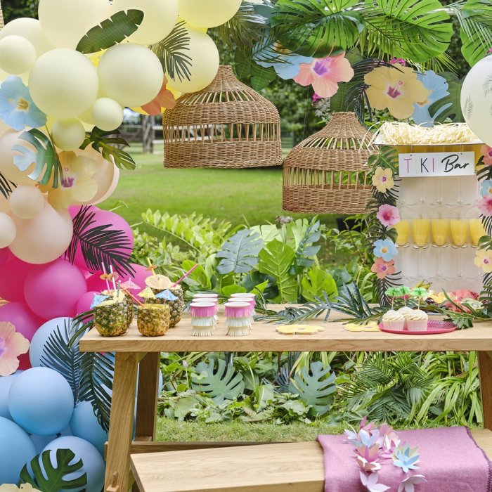 Set 8 Pahare Tropicale cu Franjuri, 266 ml [3]
