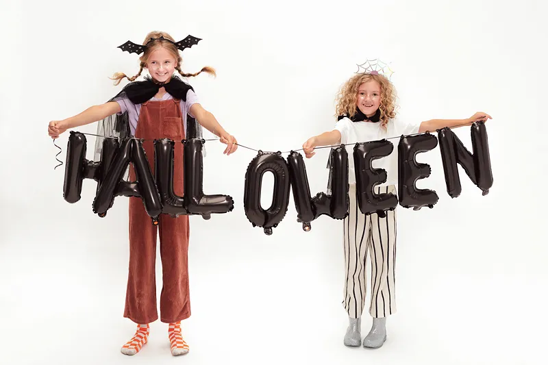 Set Baloane Folie Halloween, Negru, 280 cm [2]