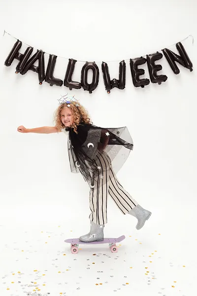 Set Baloane Folie Halloween, Negru, 280 cm [4]