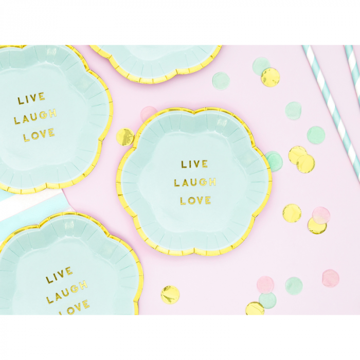 Set farfurii Yummy - Live Laugh Love 13 cm [2]