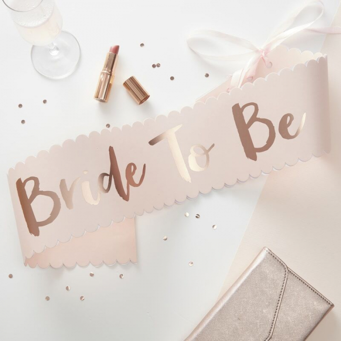 Esarfa Bride to Be, Rose Gold [3]