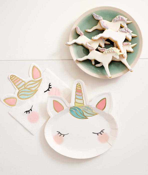 Set 8 Farfurii Unicorn - 21x22 cm [2]