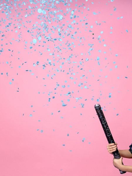 Tun Confetti Gender Reveal Baiat, 60 cm [4]