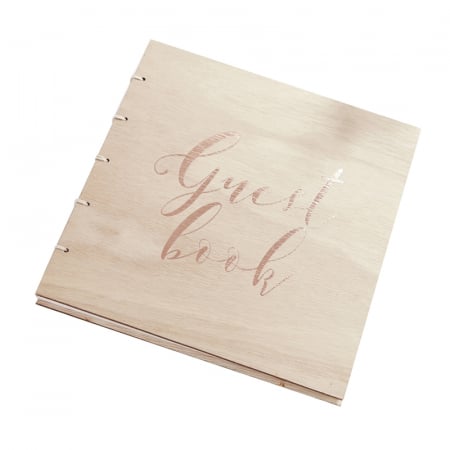 Guest Book Lemn Rose Gold [0]