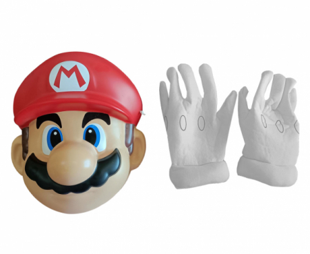Set Licentiat masca si manusi Super Mario copii [0]