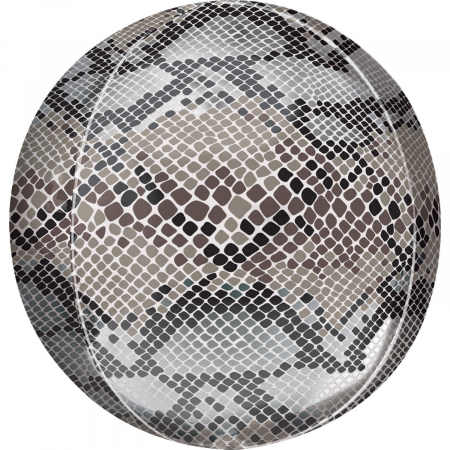 Petrecere Safari - Balon Folie Orbz, Print Sarpe - 41 cm