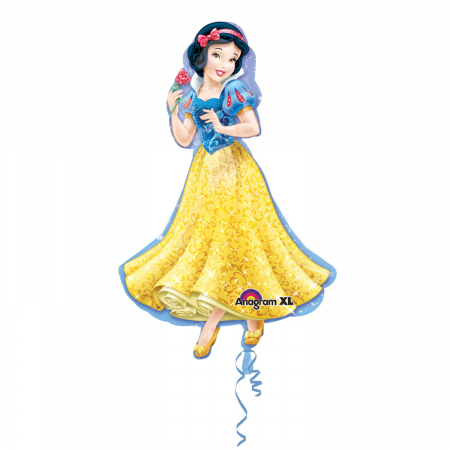 Petrecere Printese Disney - Balon Folie Alba ca Zapada - 60x93 cm