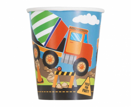 Set 8 Pahare Constructii, 260 ml [0]